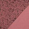 Mušelín / dvojitá mačkaná tkanina Dvoubarevné květy  | Poppy Fabrics – tmavě starorůžová/černá,  thumbnail number 4
