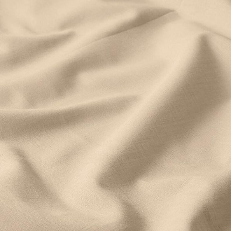 Bavlněný batist jednobarevný – světle béžová,  image number 2