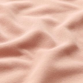 Teplákovina počesaná Jednobarevná Lurex – růžová/zlatá, 