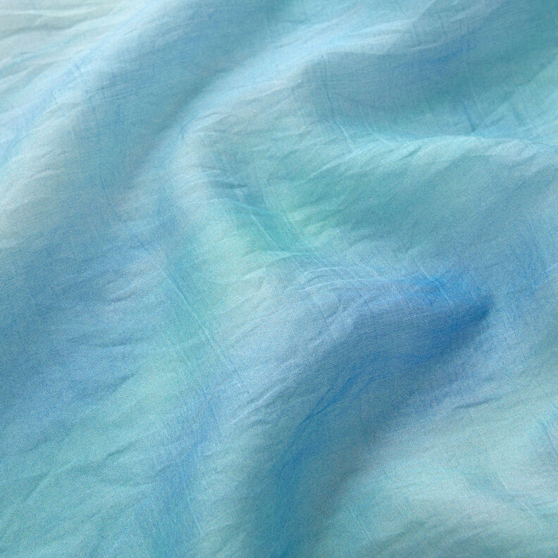 Lehká tencelová batika – modrá aqua,  image number 2