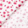 Viskózová tkanina jemné květy – bílá,  thumbnail number 4