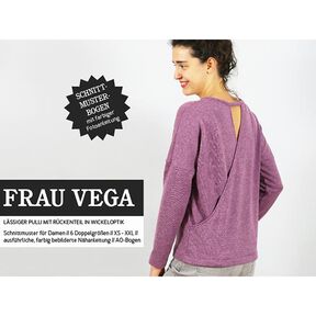 FRAU VEGA – ležérní mikina se zavinovacím vzhledem zadního dílu, Studio Schnittreif  | XS -  XXL, 