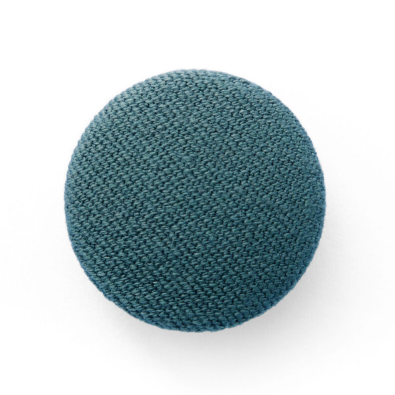 Potažený knoflík, Bi-Stretch Gabardén – zelená,  image number 1
