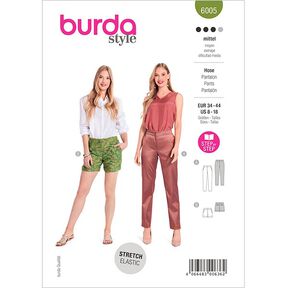 Šortky, Burda 6005 | 34 - 44, 