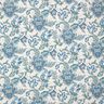 Dekorační látka Plátno Orientální květinové ornamenty 280 cm – bílá/modrá,  thumbnail number 1