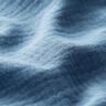 Mu&scaron;el&iacute;n / dvojit&aacute; mačkan&aacute; tkanina &ndash; dž&iacute;nově modr&aacute; | Zbytek 50cm,  thumbnail number 3
