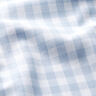 Bavlněná látka Vichy károvaná 1 cm – světle džínová modrá/bílá,  thumbnail number 2