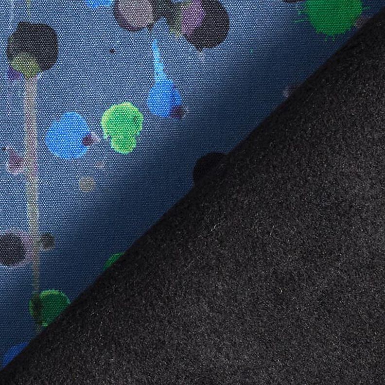 Softshell Běžící kuličky digitální potisk – džínově modrá/brcalova,  image number 5