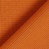Mini Bavlněný vaflový žerzej jednobarevný – terracotta,  thumbnail number 4