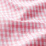 Bavlněná látka Vichy károvaná 0,5 cm – růžová/bílá,  thumbnail number 2