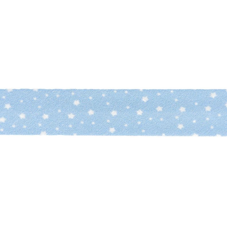 Šikmý proužek Hvězdy Bio bavlna [20 mm] – světle modra,  image number 1