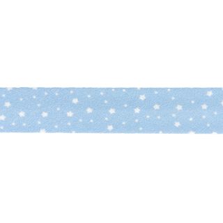 Šikmý proužek Hvězdy Bio bavlna [20 mm] – světle modra, 