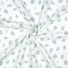 Mušelín / dvojitá mačkaná tkanina Větvičky | Poppy Fabrics – bílá/rákosove zelená,  thumbnail number 3