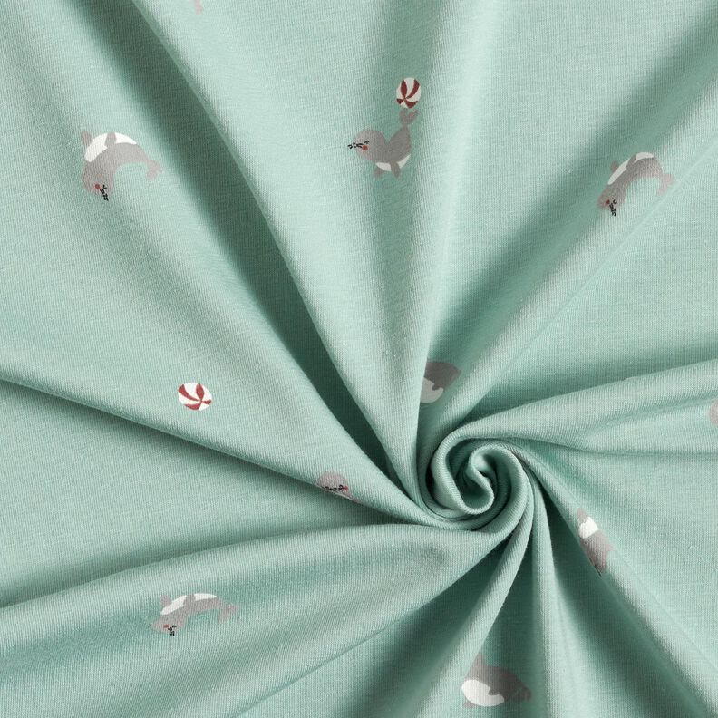 Bavln?n&yacute; žerzej Tulen&iacute; akrobacie &ndash; sv?tle modra,  image number 3