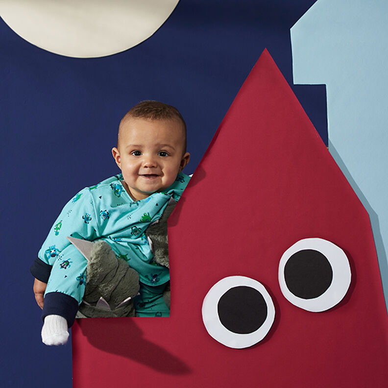 Bavlněný žerzej Medium jednobarevný – sluníčkově žlutá,  image number 9