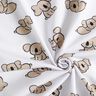 GOTS Bavlněný žerzej Koala | Poppy Fabrics – bílá/mandlová,  thumbnail number 3