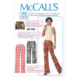 Šortky|Kalhoty, McCalls 7198 | 32 - 48, 