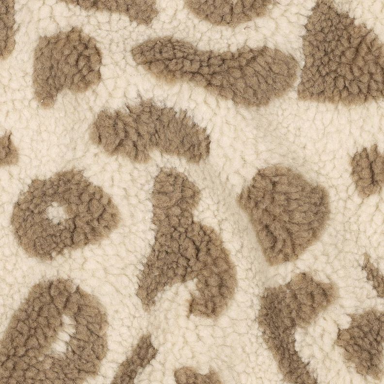 Plyš teddy Leopard – přírodni/tmavá taupe, image number 2