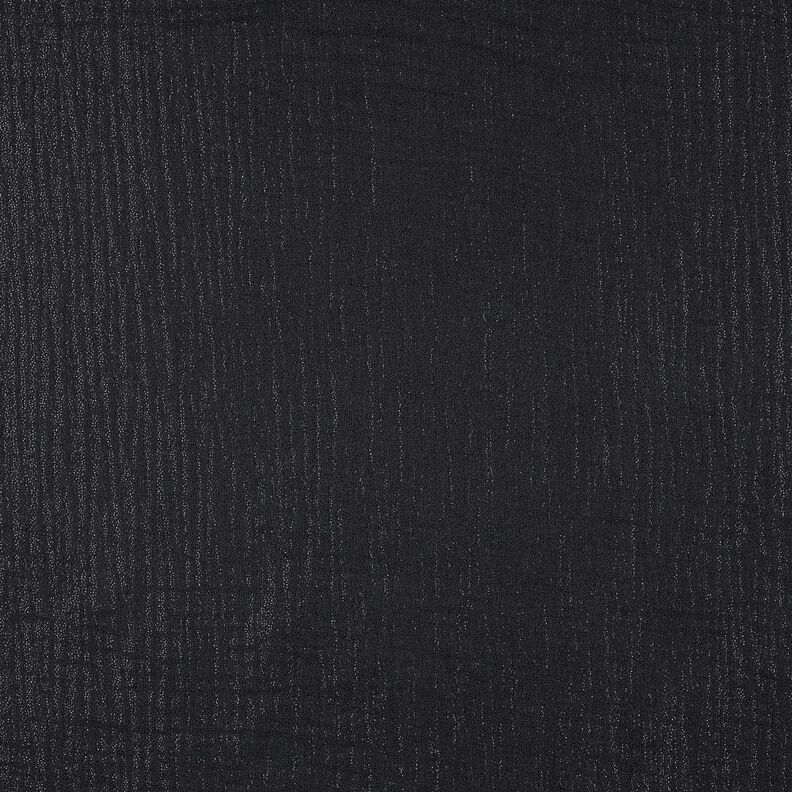 Mušelín / dvojitá mačkaná tkanina Jemné třpytivé puntíky | Poppy Fabrics – černá,  image number 4