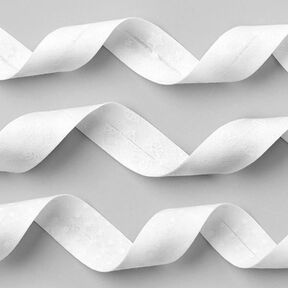 Šikmý proužek Puntíky [20 mm] - bílá, 