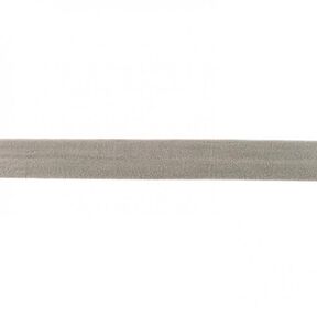 Elastická lemovací stuha  matný [20 mm] – šedá, 