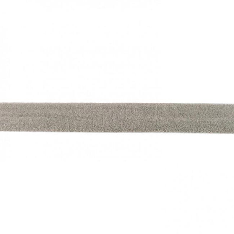 Elastická lemovací stuha  matný [20 mm] – šedá,  image number 1