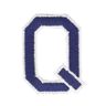 Aplikace písmeno Q [ Výška: 4,6 cm ] – namornicka modr,  thumbnail number 1