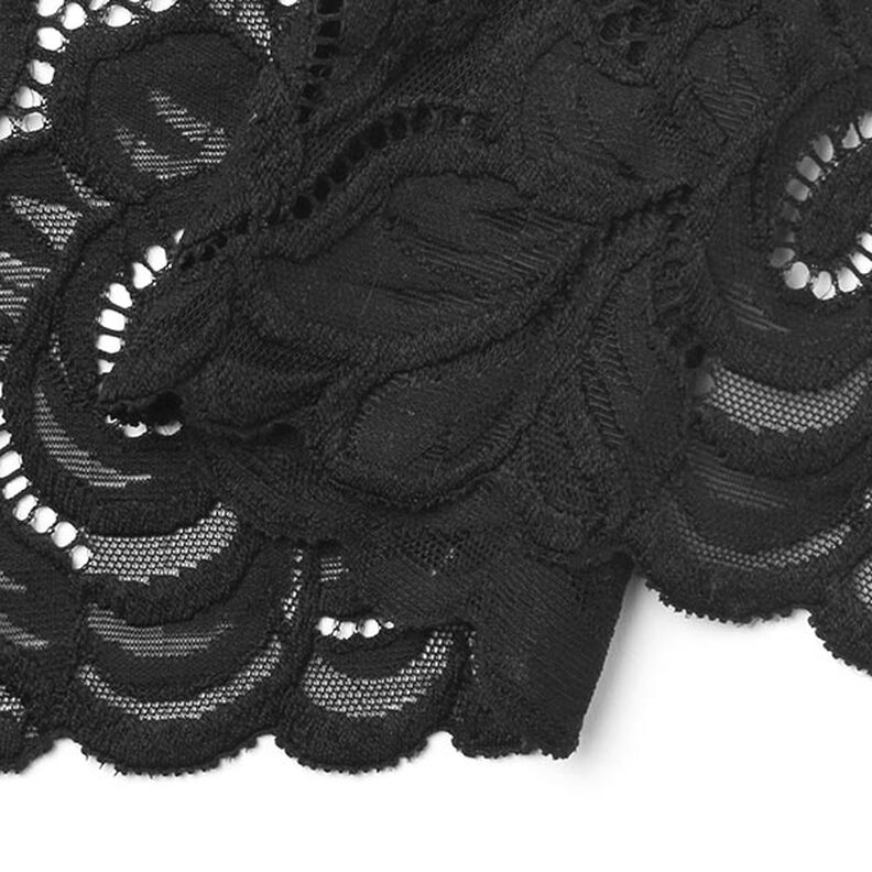 Elastická krajka Aphrodite [165 mm] - černá,  image number 2