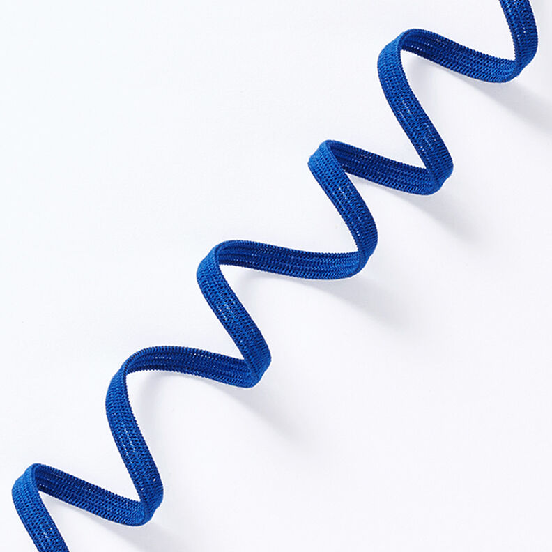 Gumová stuha [5 mm] – modrá,  image number 1