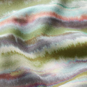 Softshell akvarelové pruhy – terracotta, 