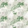 Povrstvená bavlna Exotické listy – přírodni/zelená,  thumbnail number 1