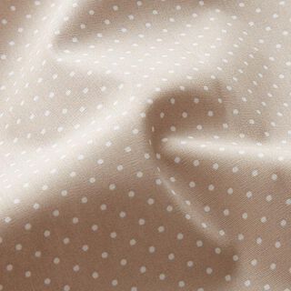 Povrstvená bavlna Malé puntíky – písková, 