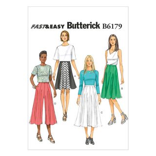 Sukně, Butterick 6179|32 - 40, 
