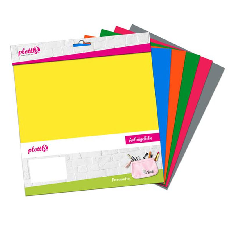 PlottiX PremiumFlex základní barvy [20 x 30 cm | 6 fólií],  image number 1