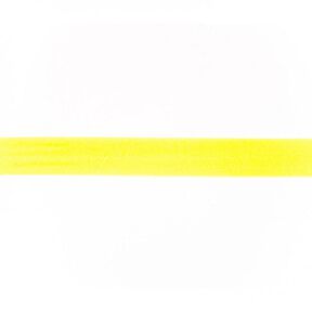 Elastická lemovací stuha  matný [20 mm] – žlutá neonová, 