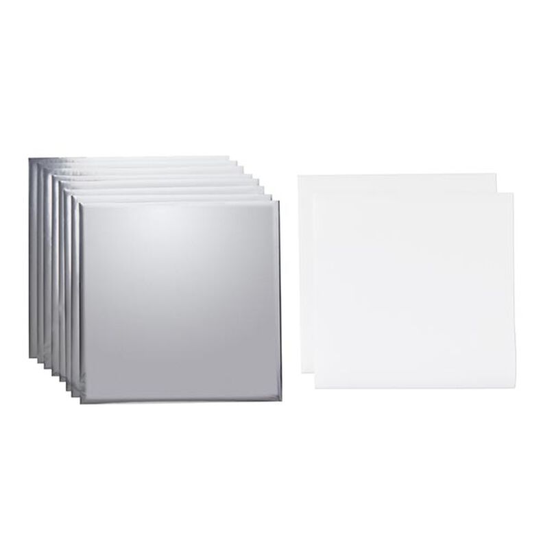 Přenosové fólie Cricut [ 30,5 x 30,5 cm | 8 ks ] – stříbrná kovový,  image number 2