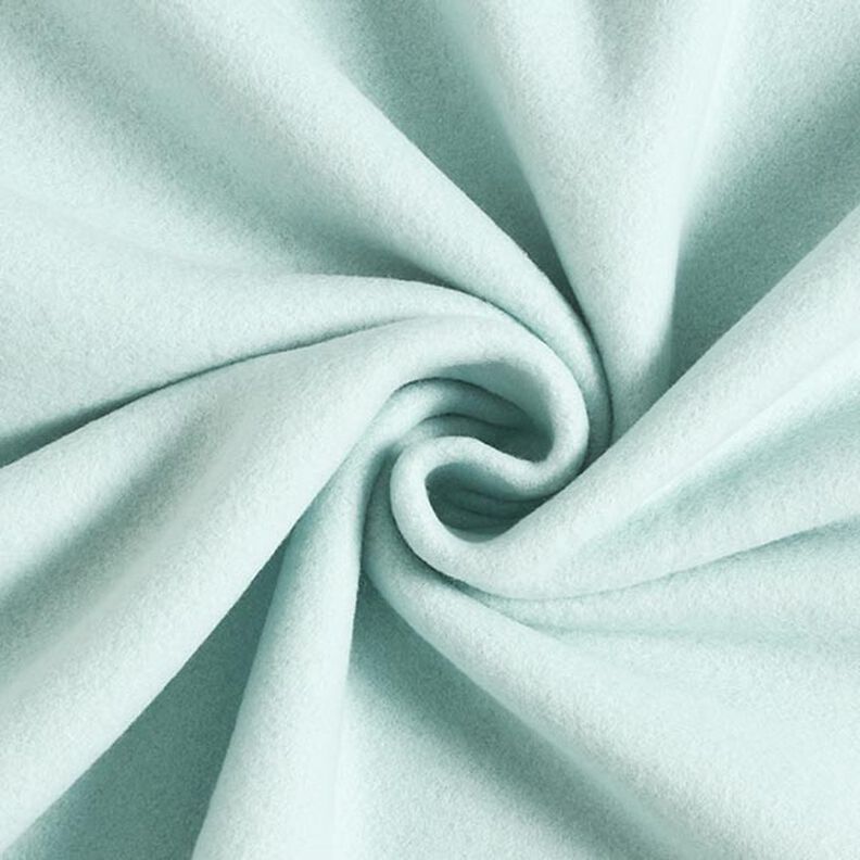 Bavlněný fleece Jednobarevné provedení – ledově modrá, image number 1
