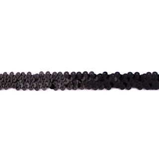 Elastický pajetkový prýmek [20 mm] – černá, 