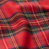 Bavlněný flanel skotská kostka – červená,  thumbnail number 2