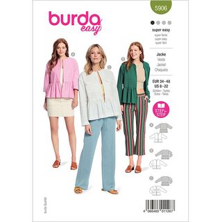 bunda  | Burda 5906 | 34-48, 