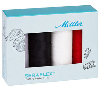Sada šicích nití Seraflex pro elastické švy | 4 cívky po 130 m | Mettler, 