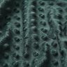 Hebký fleece vyražené puntíky – tmavě zelená,  thumbnail number 2