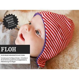 FLOH – pohodlná oboustranná čepice s hvězdou, Studio Schnittreif, 