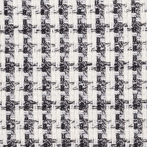 Bouclé houndstooth – černá/bílá, 