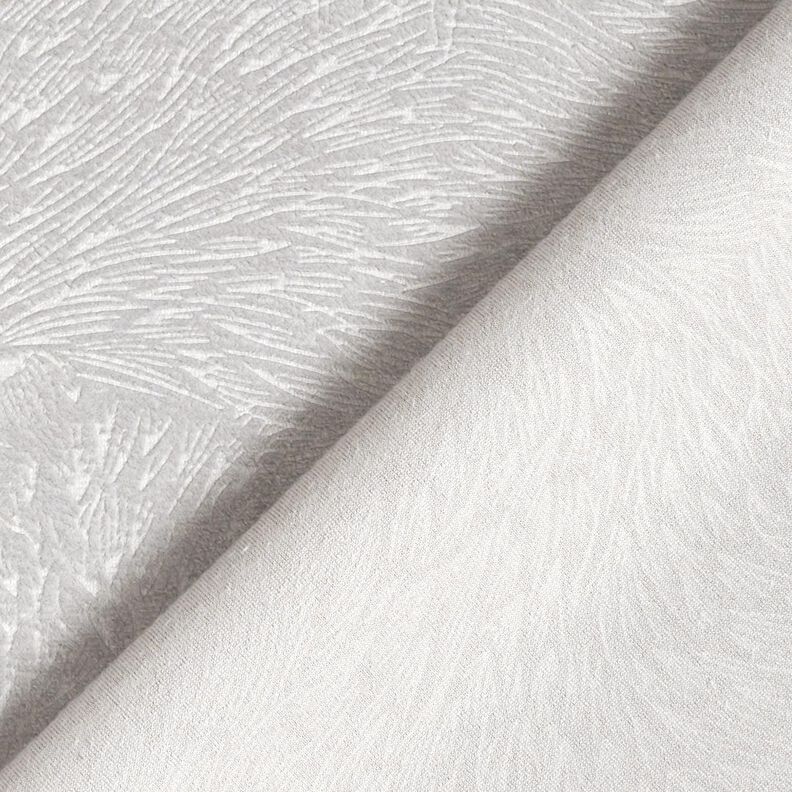 Dekorativní samet Abstraktní větve – stříbrně šedá,  image number 4