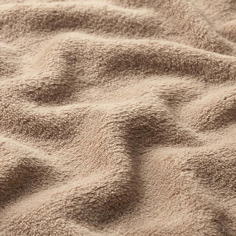 Hebký fleece – tmavě béžová,  image number 3