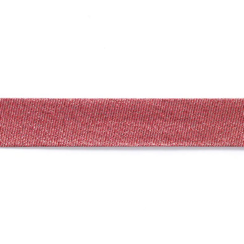 Šikmý proužek Metalický [20 mm] – karmínově červená,  image number 2