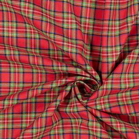 Bavlněný flanel Skotské káro Glenside – chili, 
