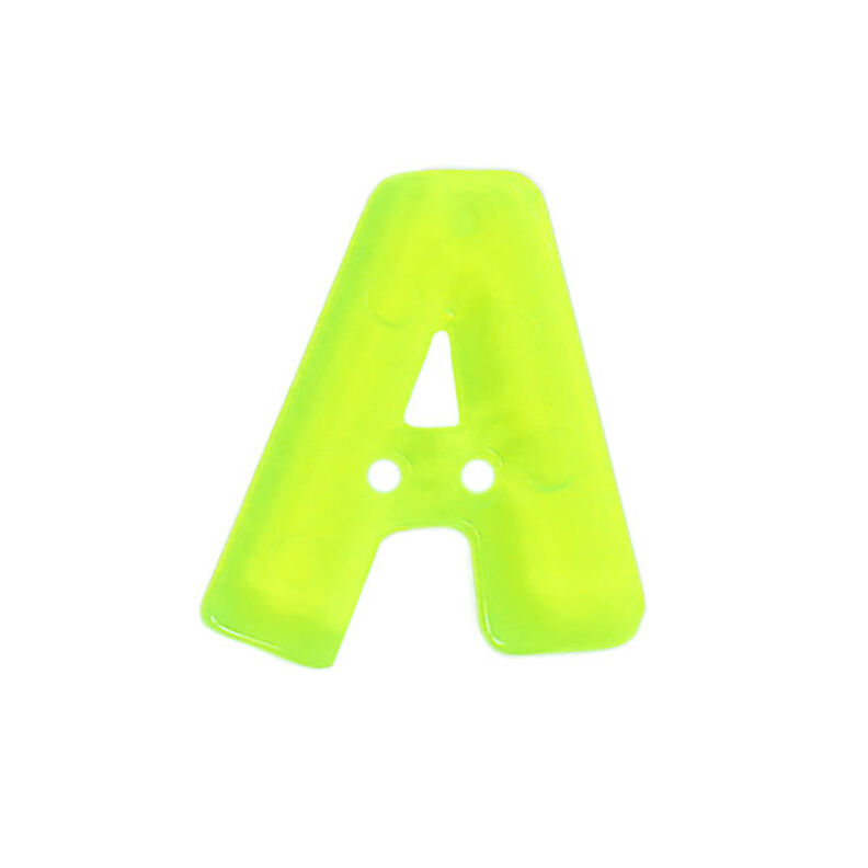 Písmenkový knoflík Neon – A,  image number 1