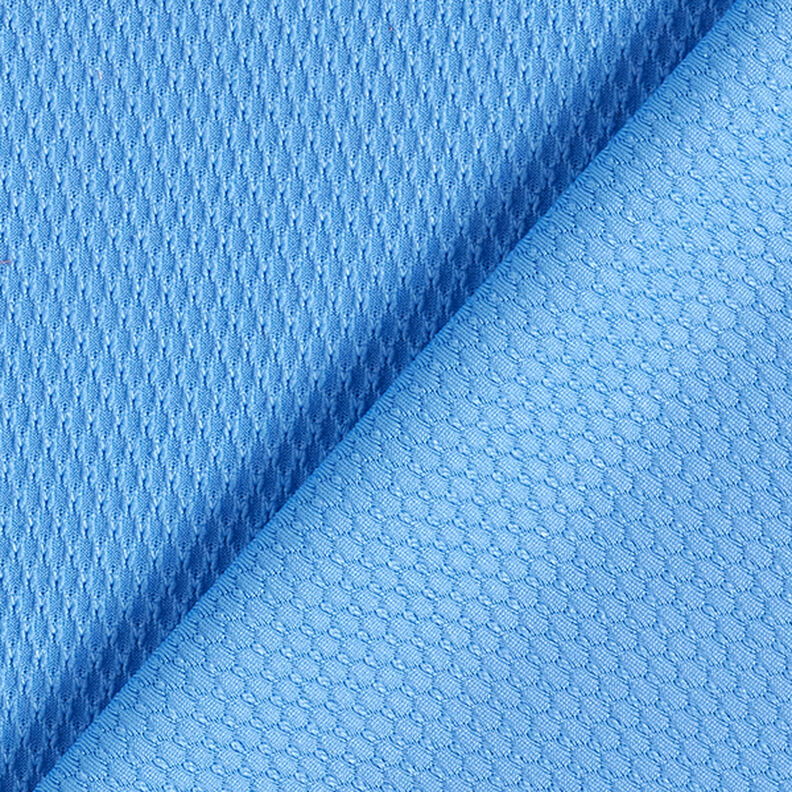 Žakárový žerzej se strukturou – brilantní modrá,  image number 4